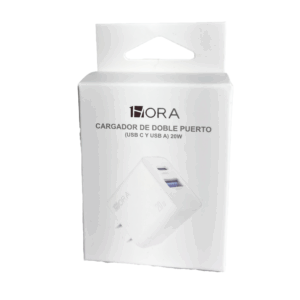 GAR161 CUBO 1HR DOBLE PUERTO C/USB