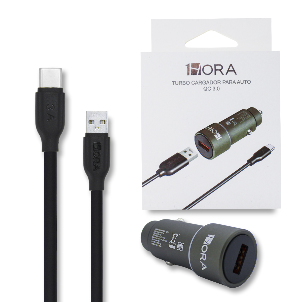 GAR116 CARGADOR AUTO TIPO C 3A - Image 7