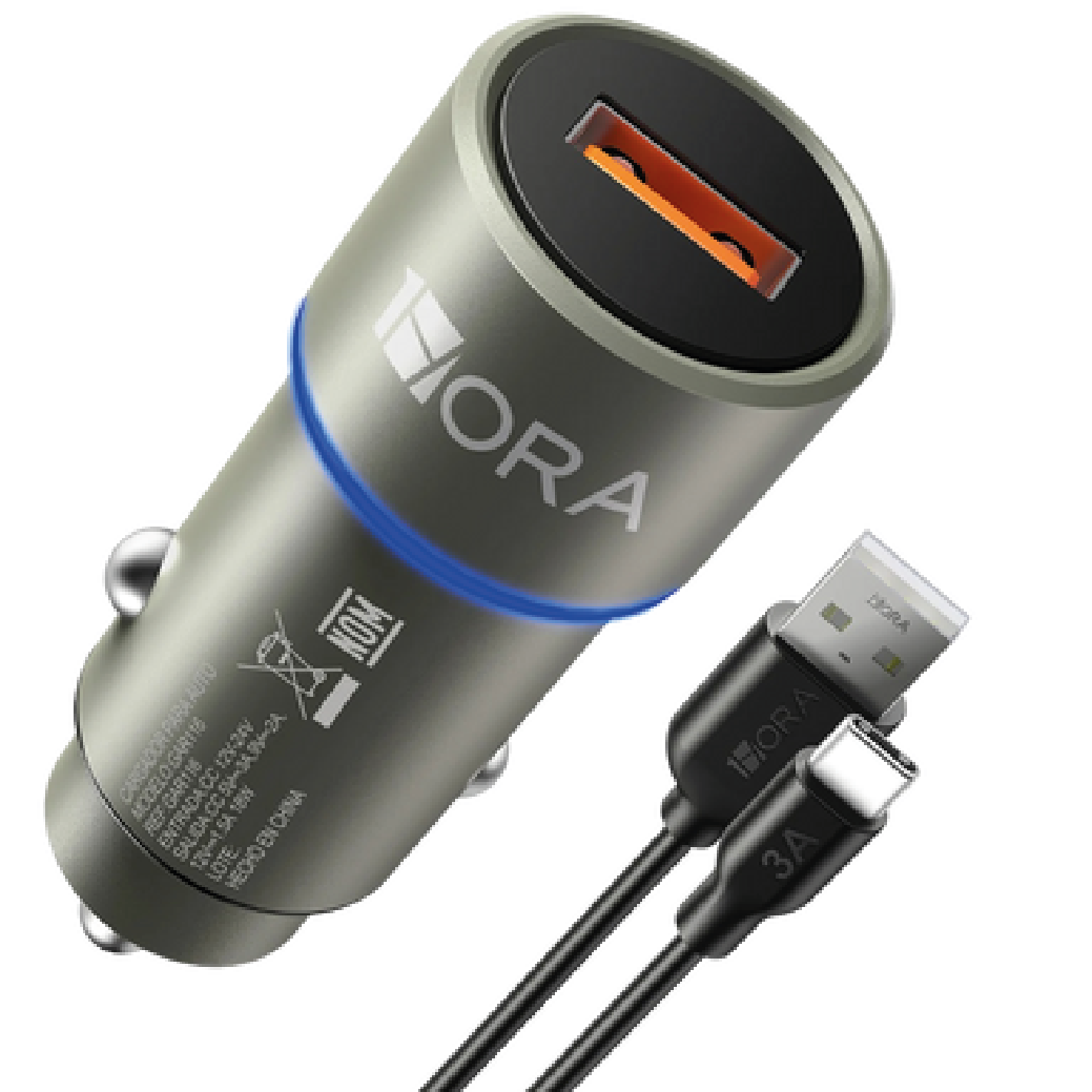 GAR116 CARGADOR AUTO TIPO C 3A